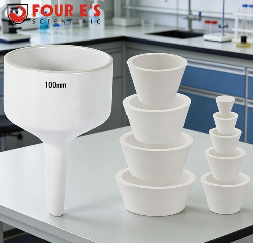 Ceramic buchner filter funnel - ceramic,