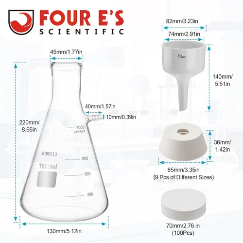 1000ml lab buchner - buchner, funnel
