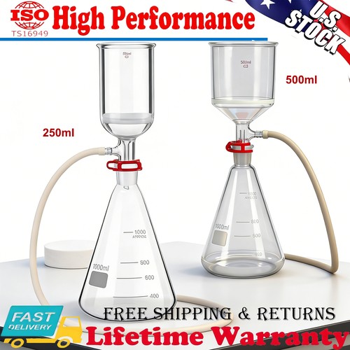 Buchner funnel with glass frit - with,